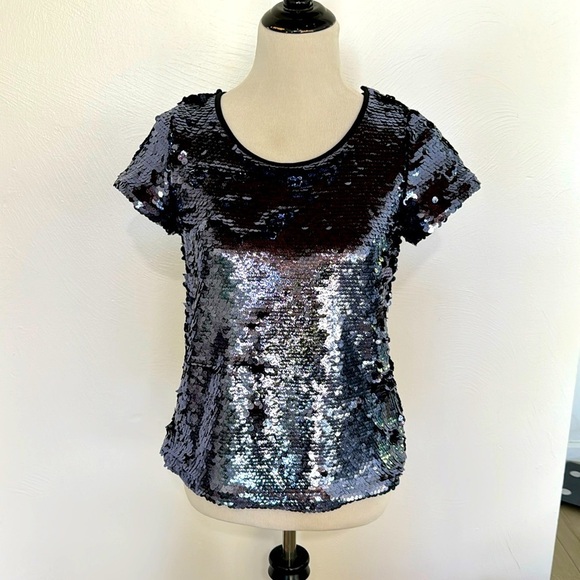 Leifsdottir Anthropologie sequin blouse - Picture 2 of 7